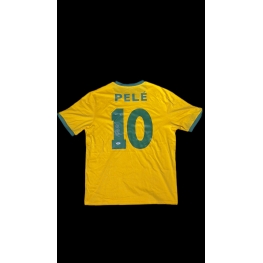 PELÉ AUTÓGRAFO – CAMISA BRASIL 10