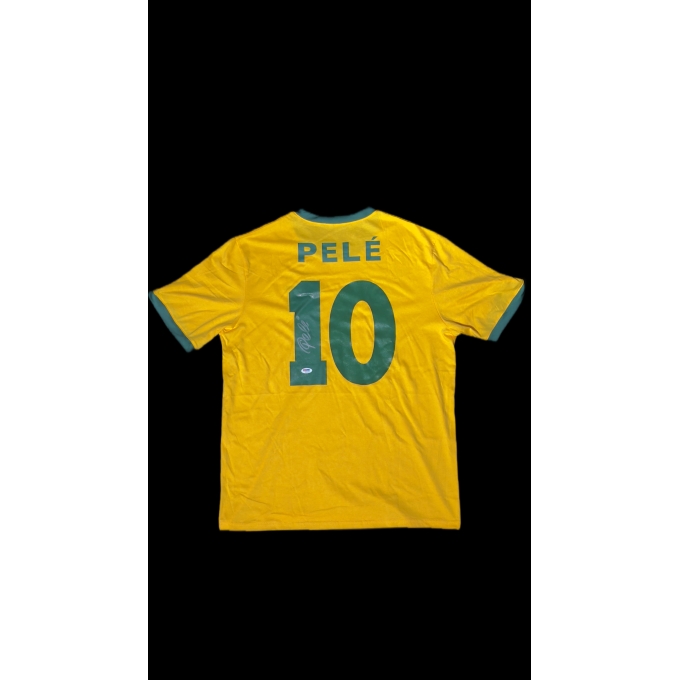 PELÉ AUTÓGRAFO – CAMISA BRASIL 10