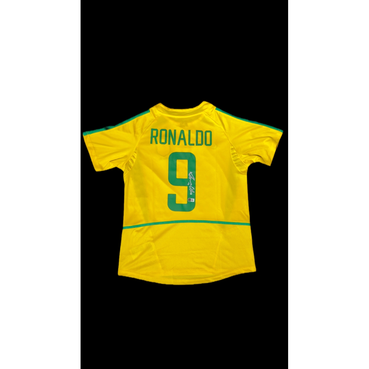 RONALDO FENÔMENO AUTÓGRAFO – CAMISA BRASIL 2002