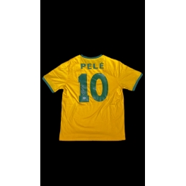 PELÉ AUTÓGRAFO – CAMISA BRASIL 10