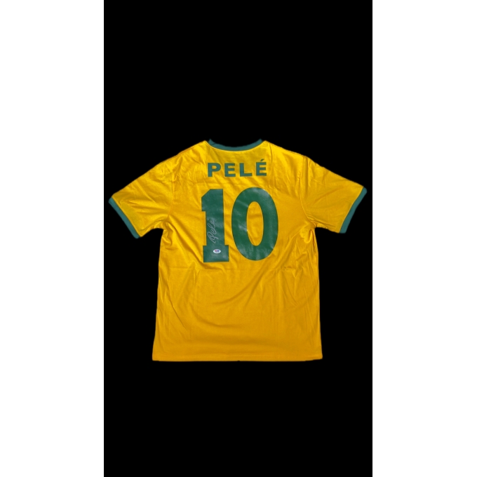 PELÉ AUTÓGRAFO – CAMISA BRASIL 10