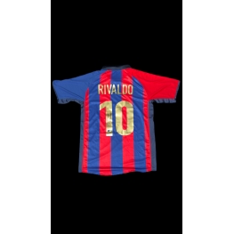RIVALDO AUTÓGRAFO – CAMISA BARCELONA