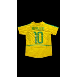 RIVALDO AUTÓGRAFO – CAMISA BRASIL 2002