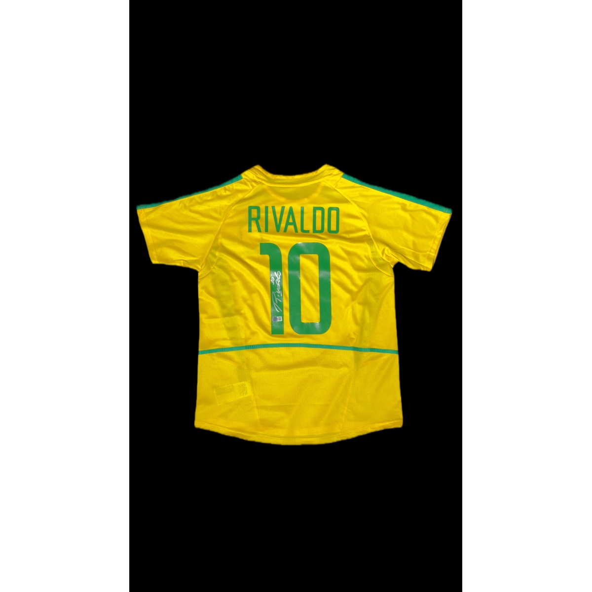 RIVALDO AUTÓGRAFO – CAMISA BRASIL 2002