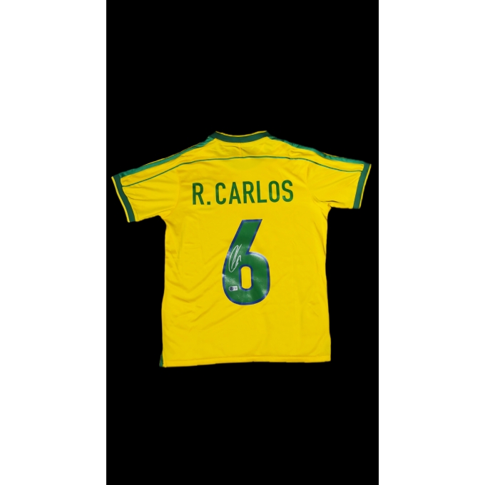 ROBERTO CARLOS AUTÓGRAFO – CAMISA BRASIL 6