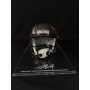 Capacete autografado por Tom Brady