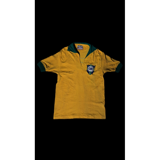 GARRINCHA AUTÓGRAFO – CAMISA BRASIL 1958