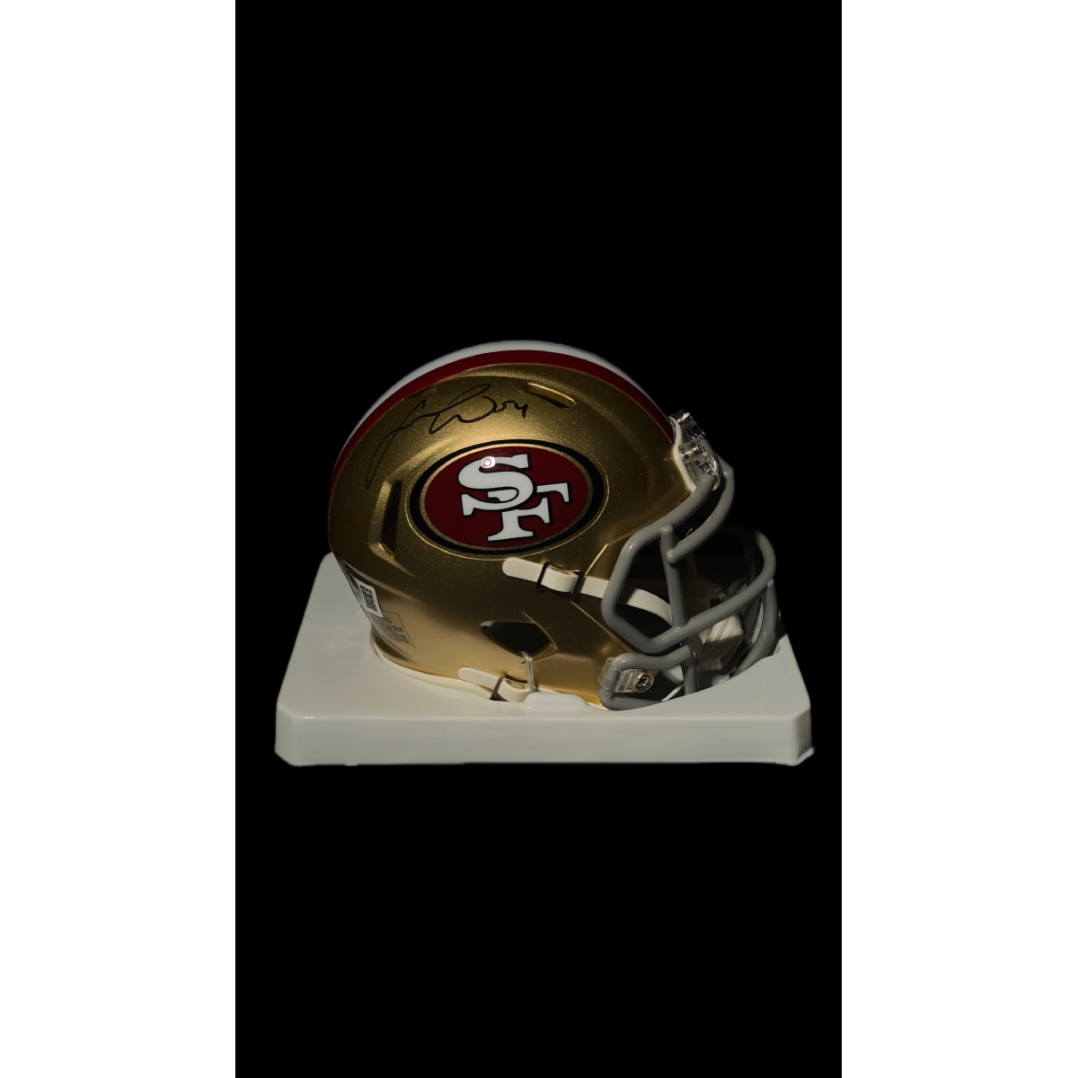 FRED WARNER – MINI CAPACETE SAN FRANCISCO 49ERS AUTOGRAFADO