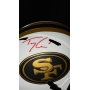 TREY LANCE – MINI CAPACETE SAN FRANCISCO 49ERS RIDDELL SPEED LUNAR AUTOGRAFADO