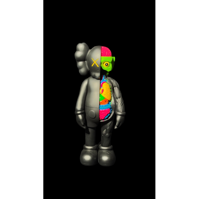 KAWS DISSECTED COMPANION – FIGURA COLECIONÁVEL BLACK