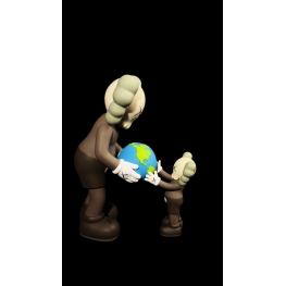 KAWS THE PROMISE – FIGURA COLECIONÁVEL BROWN