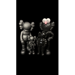 KAWS FAMILY BLACK – FIGURA COLECIONÁVEL