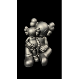 KAWS HOLIDAY CHANGBAI MOUNTAIN BLACK – FIGURA COLECIONÁVEL