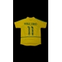 PELÉ E ÍCONES SELEÇÃO BRASILEIRA AUTÓGRAFOS - CAMISA BRASIL RONALDINHO MULTIASSINADA