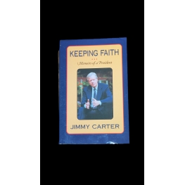 JIMMY CARTER AUTÓGRAFO – LIVRO KEEPING FAITH