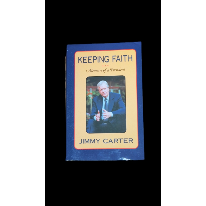 JIMMY CARTER AUTÓGRAFO – LIVRO KEEPING FAITH