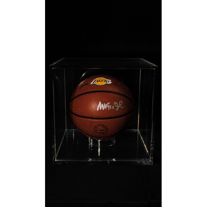 MAGIC JOHNSON AUTÓGRAFO - BOLA DE BASQUETE