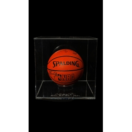 MICHAEL JORDAN E ELENCO CAMPEÃO DA NBA 1990–91 AUTÓGRAFOS – BOLA OFICIAL SPALDING