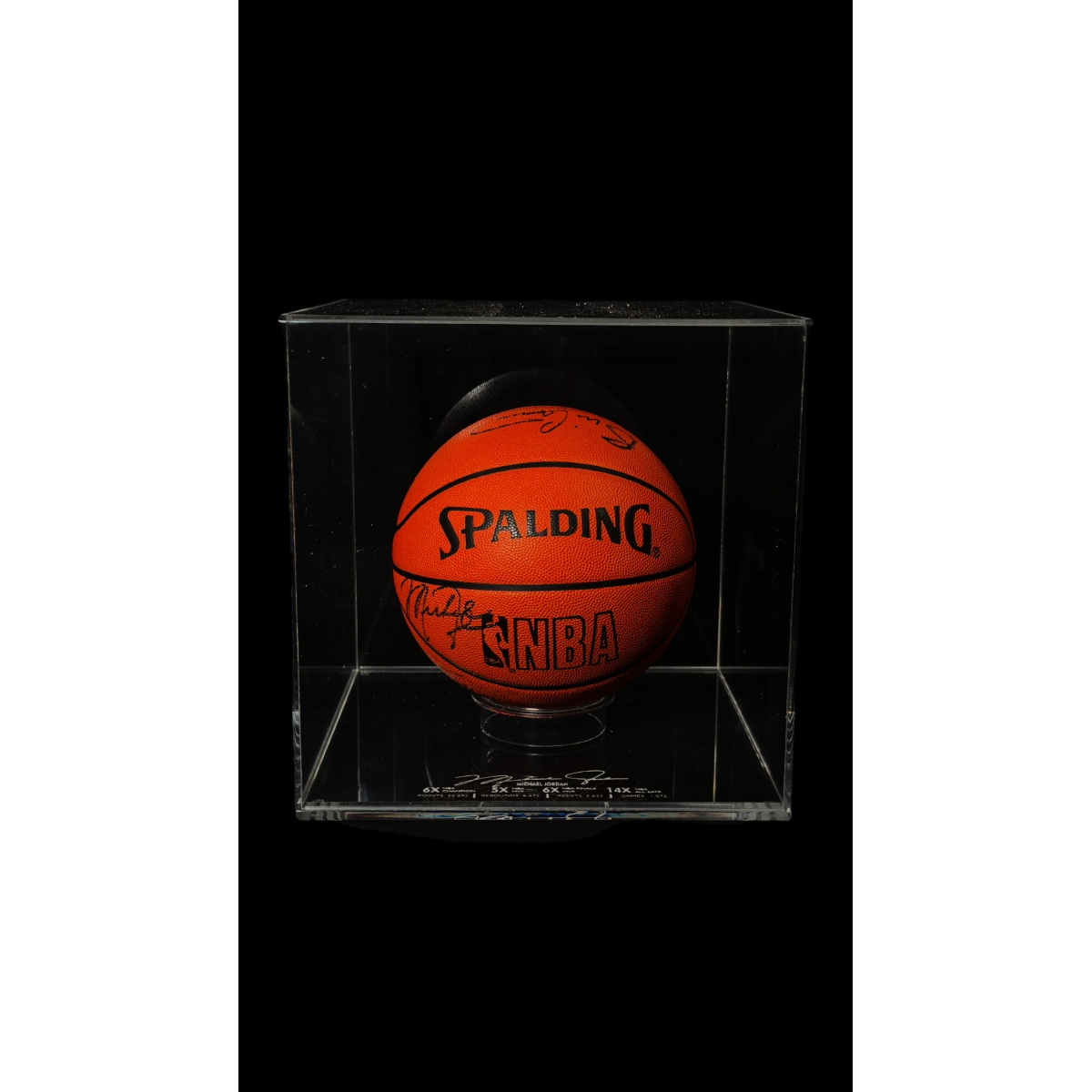 MICHAEL JORDAN E ELENCO CAMPEÃO DA NBA 1990–91 AUTÓGRAFOS – BOLA OFICIAL SPALDING