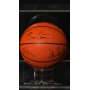 MICHAEL JORDAN E ELENCO CAMPEÃO DA NBA 1990–91 AUTÓGRAFOS – BOLA OFICIAL SPALDING