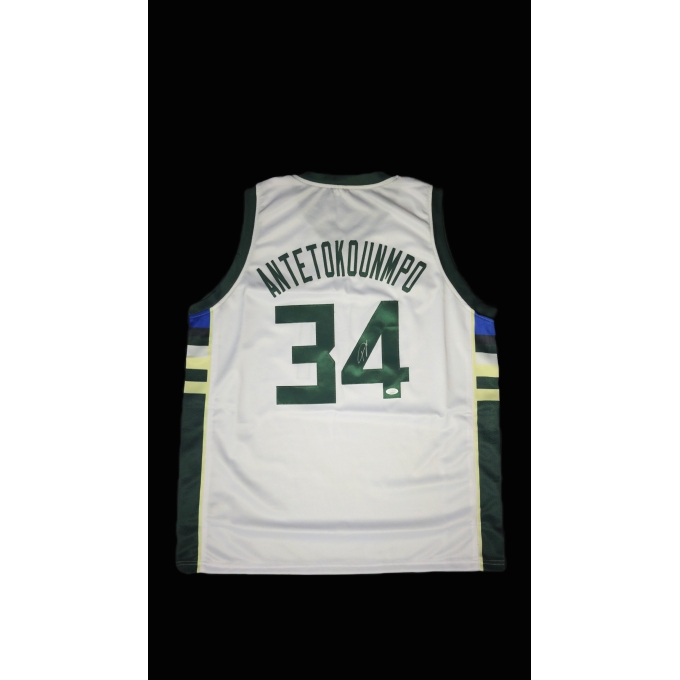 GIANNIS ANTETOKOUNMPO AUTÓGRAFO – JERSEY DO MILWAUKEE BUCKS