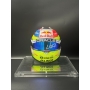 Mini capacete 1/2 autografado por Sergio Pérez.