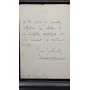WINSTON CHURCHILL AUTÓGRAFO – CARTA MANUSCRITA 1904