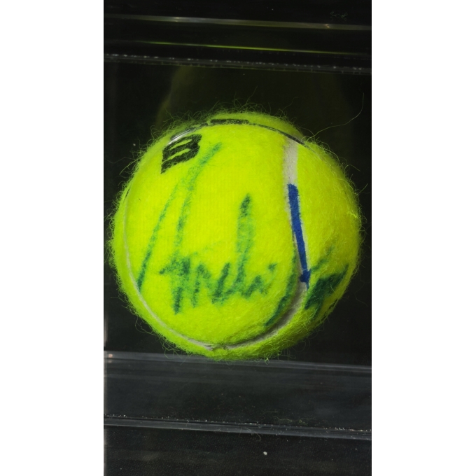 ANDRE AGASSI AUTÓGRAFO – BOLA DE TÊNIS