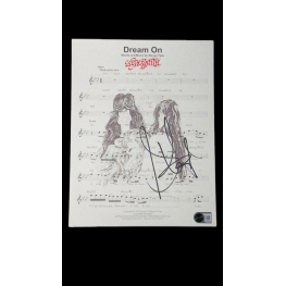 STEVEN TYLER AUTÓGRAFO – PARTITURA DREAM ON