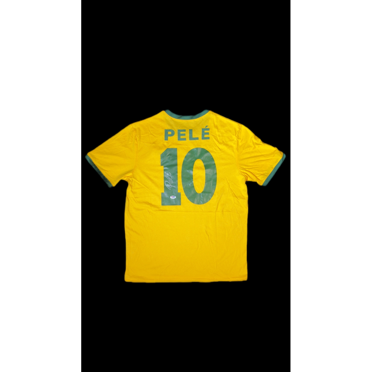 PELÉ AUTÓGRAFO – CAMISA BRASIL RETRÔ