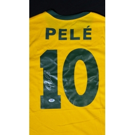 PELÉ AUTÓGRAFO – CAMISA BRASIL RETRÔ