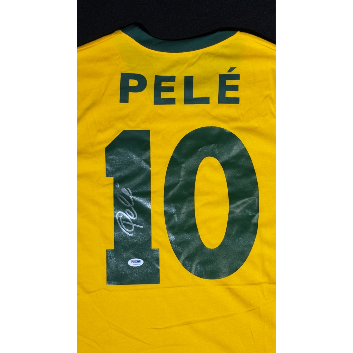 PELÉ AUTÓGRAFO – CAMISA BRASIL RETRÔ