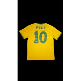 PELÉ AUTÓGRAFO – CAMISA BRASIL RETRÔ