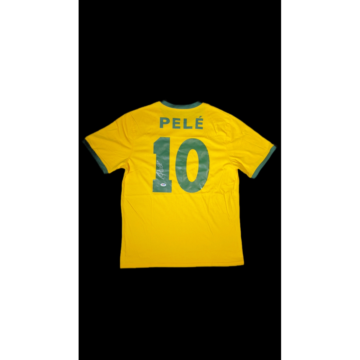 PELÉ AUTÓGRAFO – CAMISA BRASIL RETRÔ