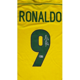 RONALDO FENÔMENO AUTÓGRAFO – CAMISA BRASIL 1998