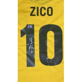 ZICO AUTÓGRAFO – CAMISA BRASIL RETRÔ