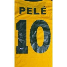 PELÉ AUTÓGRAFO – CAMISA BRASIL RETRÔ
