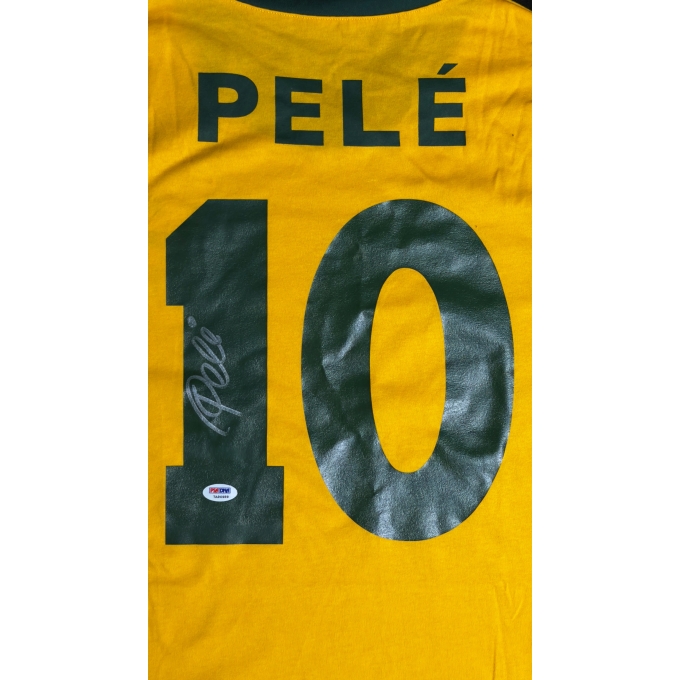 PELÉ AUTÓGRAFO – CAMISA BRASIL RETRÔ
