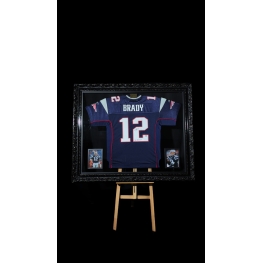 Tom Brady Autógrafo - Camisa "New England Patriots".