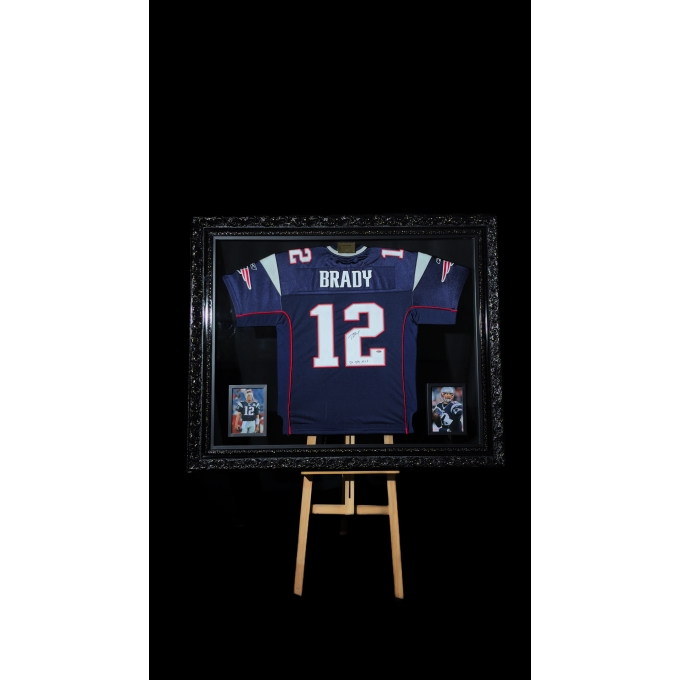 Tom Brady Autógrafo - Camisa "New England Patriots".