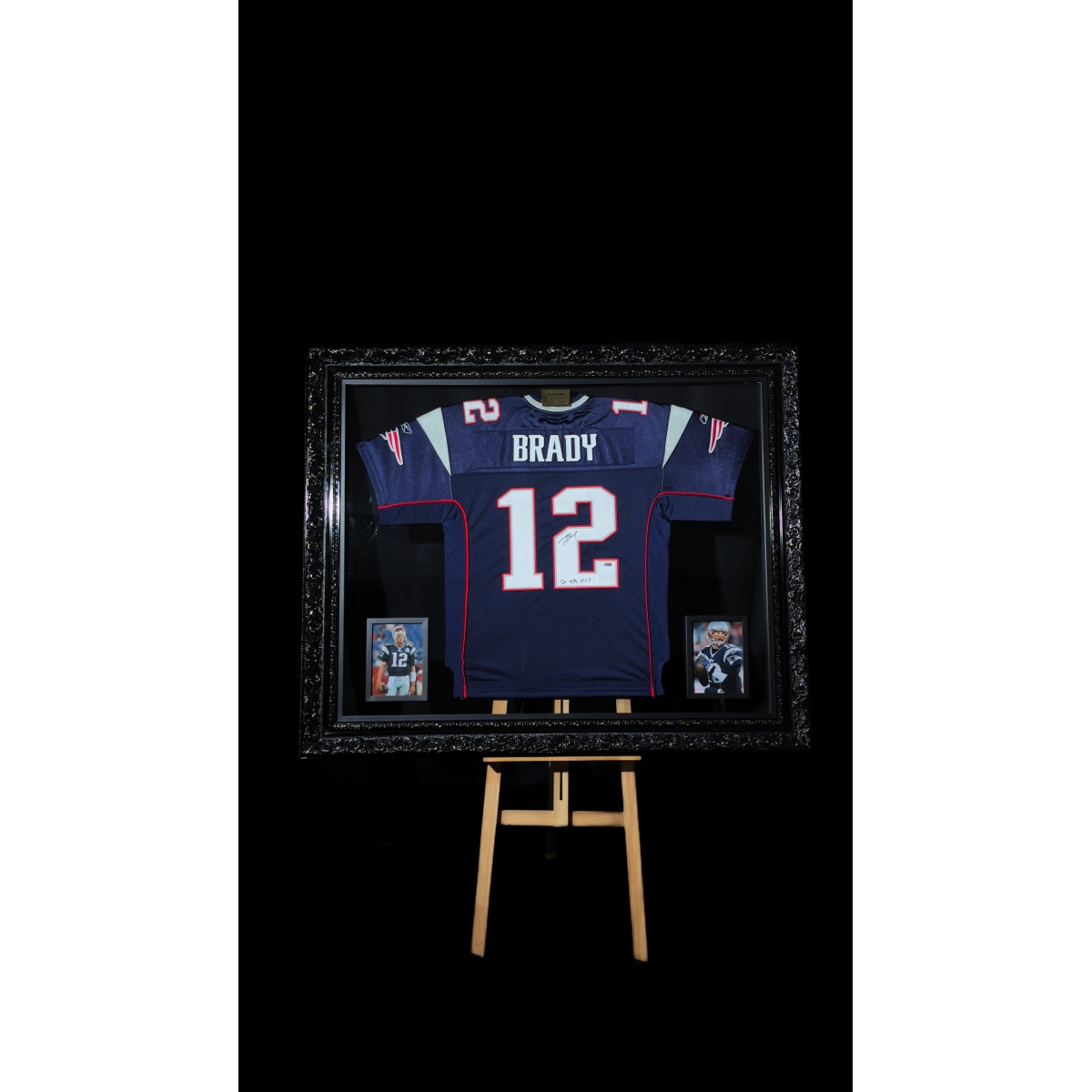 Tom Brady Autógrafo - Camisa "New England Patriots".