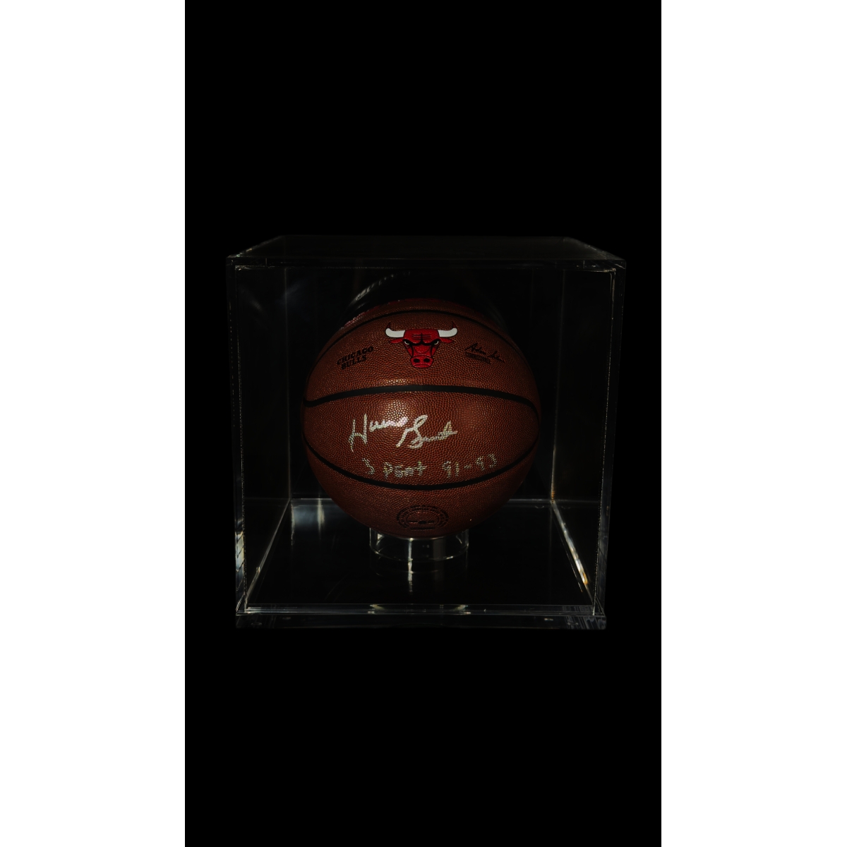 HORACE GRANT AUTÓGRAFO – BOLA CHICAGO BULLS 3-PEAT 1991–1993