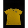 Pelé autógrafo na Camiseta da Seleção Brasileira.