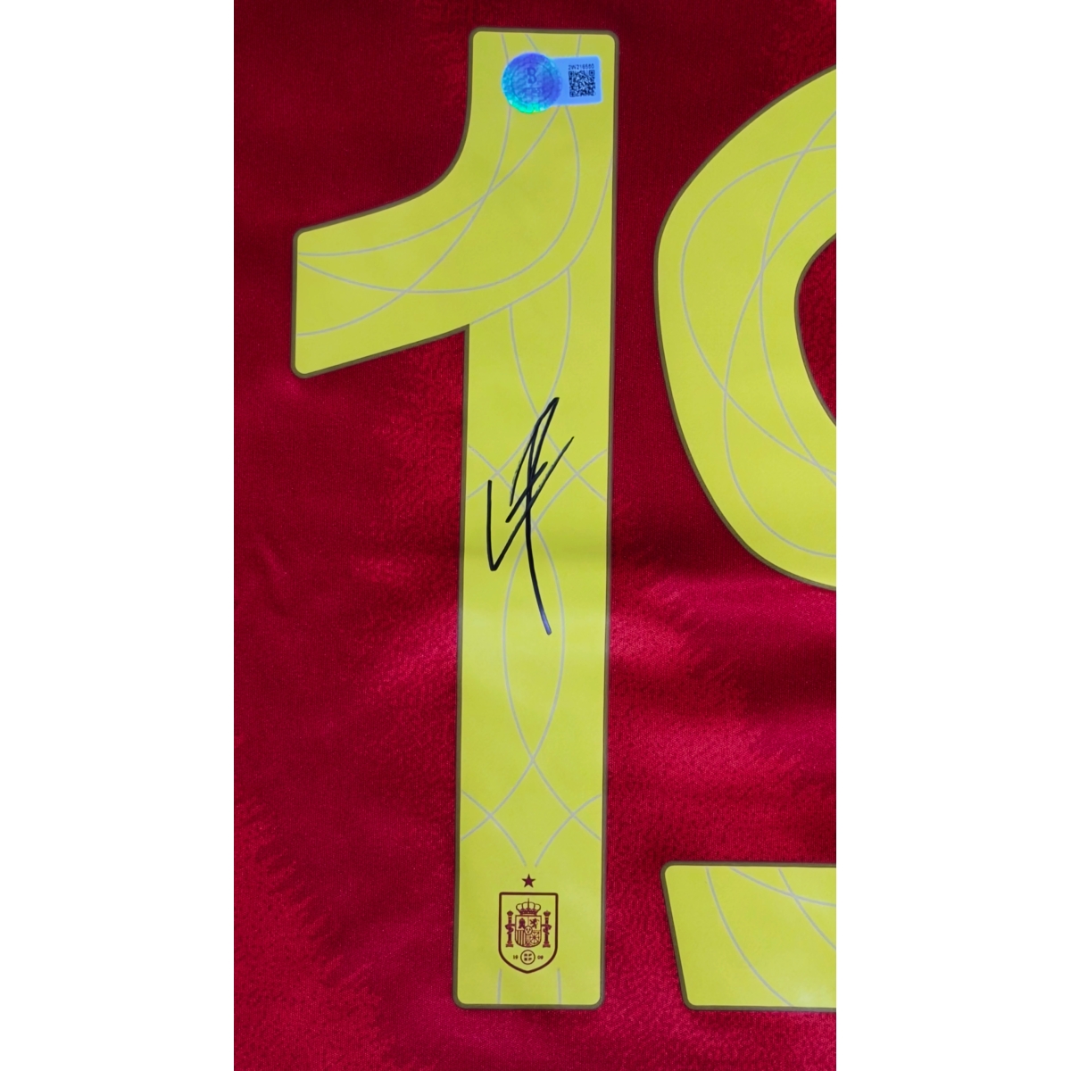 LAMINE YAMAL AUTÓGRAFO – CAMISA ESPANHA