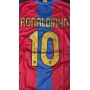 RONALDINHO GAÚCHO AUTÓGRAFO – CAMISA BARCELONA 2007/08 50 ANOS CAMP NOU
