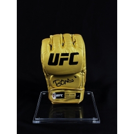Jon “Bones” Jones Autógrafo em luva de MMA.