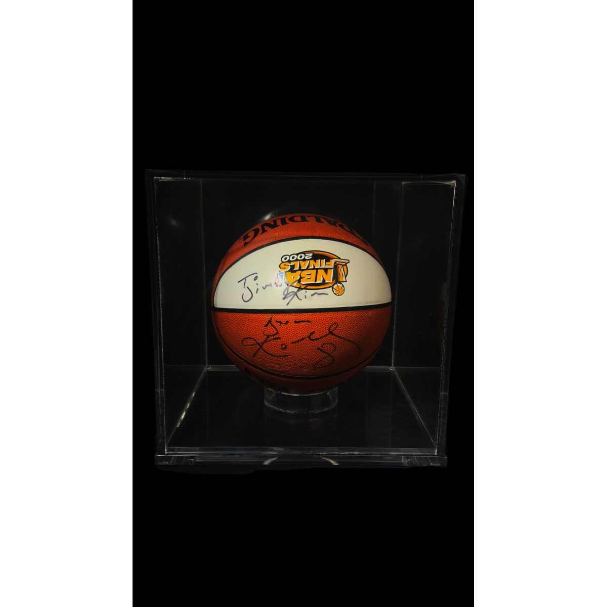 KOBE BRYANT AUTÓGRAFO – BOLA DE BASQUETE NBA FINALS 2000