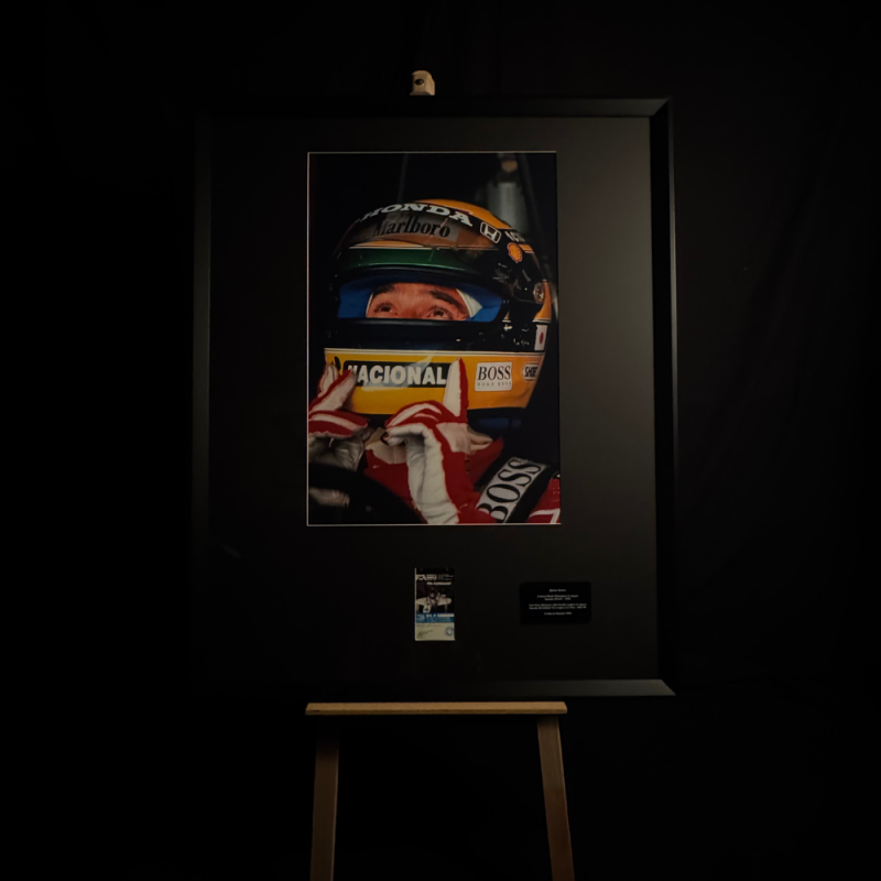 Ingresso Original de 1992 Autografado Por Ayrton Senna