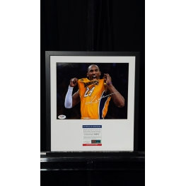 KOBE BRYANT AUTÓGRAFO - FOTO LOS ANGELES LAKERS
