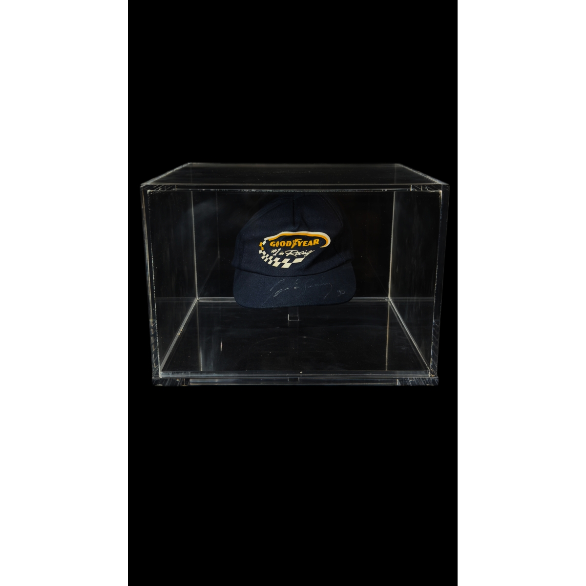 AYRTON SENNA AUTÓGRAFO – BONÉ GOODYEAR